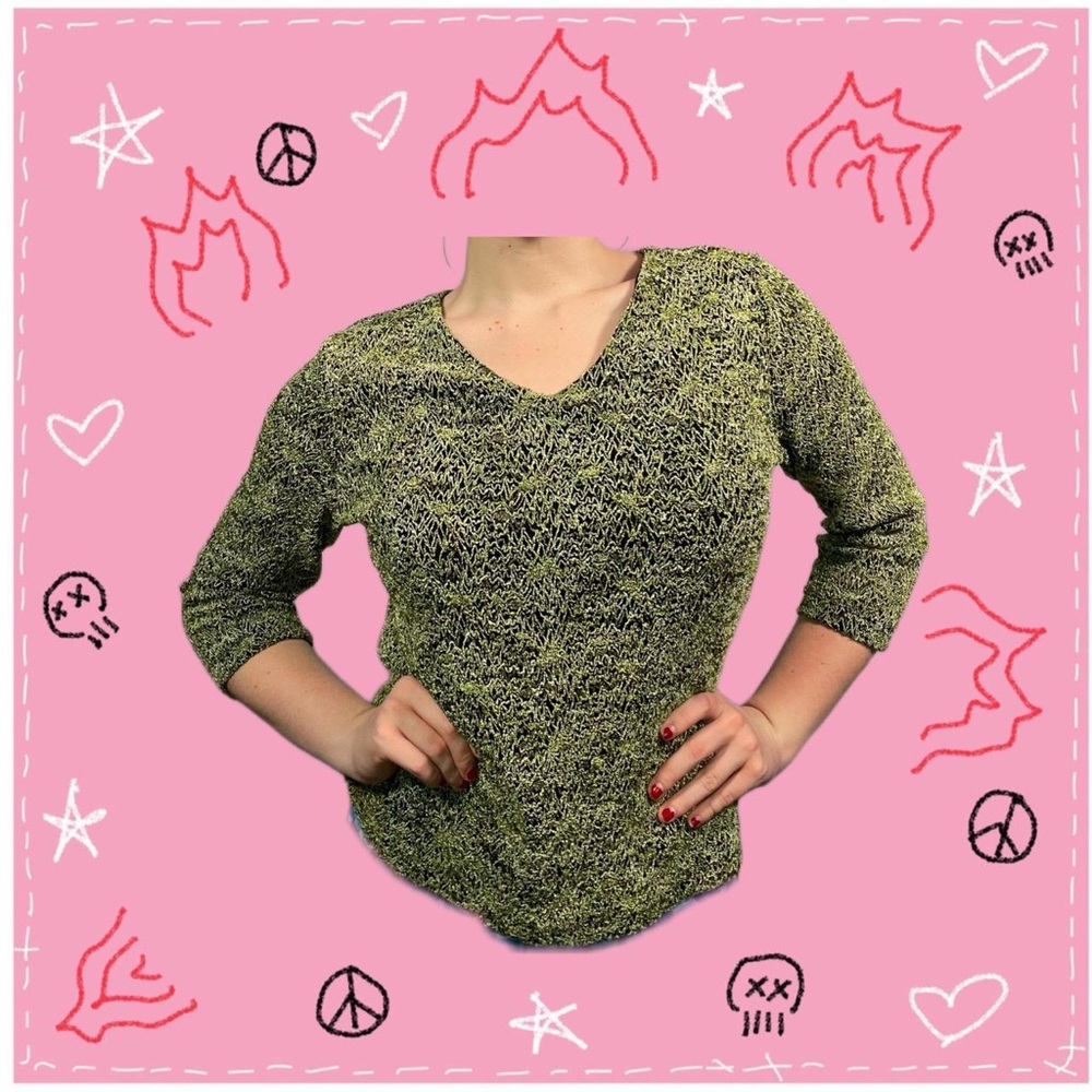 green check long sleeve